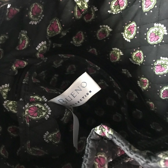 Bueno Collection Quilted Midnight Floral Backpack - Picture 5 of 9